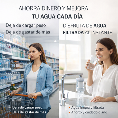 Filtro Purificador de Agua l Mejora tu Agua,Mejora tu Piel.