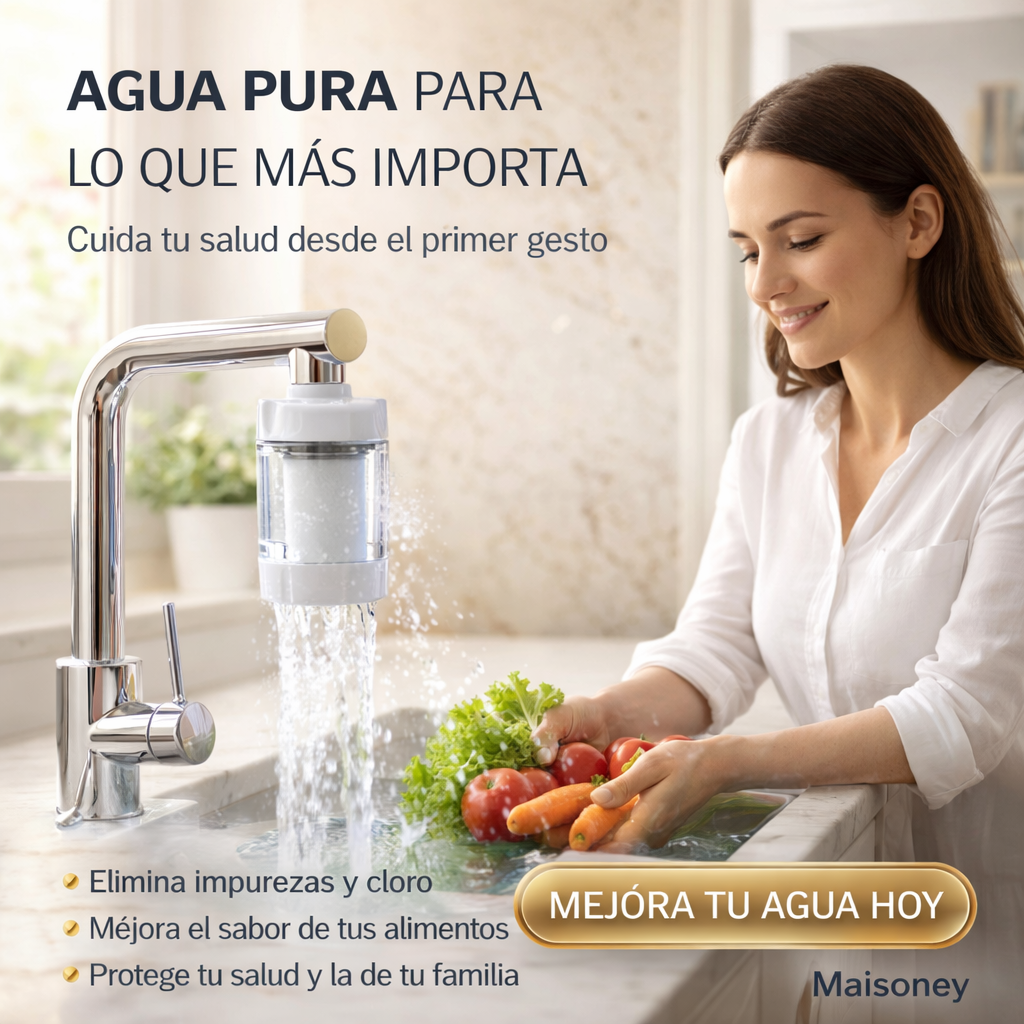 Filtro Purificador de Agua l Mejora tu Agua,Mejora tu Piel.