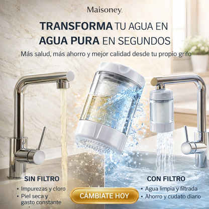 Filtro Purificador de Agua l Mejora tu Agua,Mejora tu Piel.